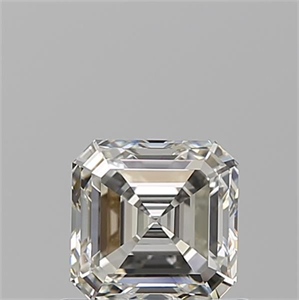 Foto Diamante Natural 0.77 quilates, Asscher , Color I, claridad IF y certificado GIA de