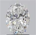 Natural Diamond 1.20 Carats, Oval with  Cut, E Color, SI2 Clarity and Certified by GIA