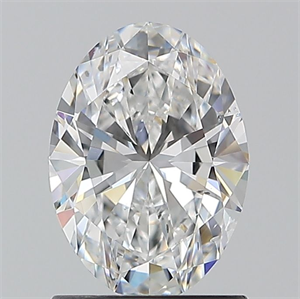 Picture of Natural Diamond 1.20 Carats, Oval with  Cut, E Color, SI2 Clarity and Certified by GIA