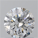 Natural Diamond 0.80 Carats, Round with Excellent Cut, F Color, SI1 Clarity and Certified by GIA
