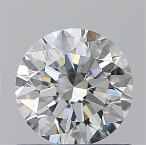 Picture of Natural Diamond 0.80 Carats, Round with Excellent Cut, F Color, SI1 Clarity and Certified by GIA