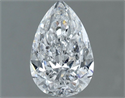 Diamante Natural 1.00 quilates, De pera , Color D, claridad I1 y certificado GIA