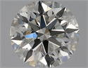 Natural Diamond 0.90 Carats, Round with Excellent Cut, I Color, SI1 Clarity and Certified by GIA
