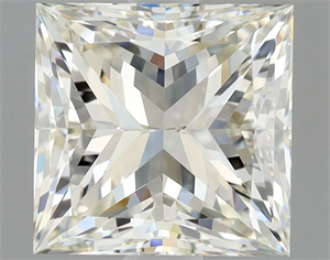 Foto Diamante Natural 1.50 quilates, Princesa , Color J, claridad VVS2 y certificado GIA de