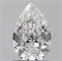 Natural Diamond 0.90 Carats, Pear with  Cut, F Color, SI2 Clarity and Certified by GIA