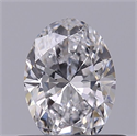 Diamante Natural 0.44 quilates, Ovalado , Color D, claridad VVS2 y certificado GIA