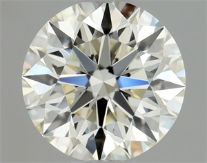 Picture of Natural Diamond 0.61 Carats, Round with Excellent Cut, L Color, VVS1 Clarity and Certified by GIA