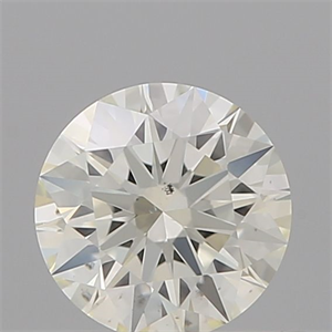 Picture of Natural Diamond 0.51 Carats, Round with Excellent Cut, J Color, VS2 Clarity and Certified by IGI