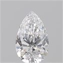 Diamante Natural 0.70 quilates, De pera , Color D, claridad VS1 y certificado GIA