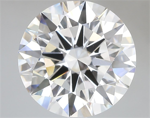 Picture of Lab Grown Diamond 7.07 Carats, Round with Ideal Cut, F Color, VVS2 Clarity and Certified by IGI