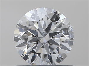 Foto Diamante Natural 0.60 quilates, Redondo , Color E, claridad SI2 y certificado GIA de