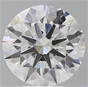 Lab Grown Diamond 6.10 Carats, Round with Ideal Cut, E Color, VS1 Clarity and Certified by IGI
