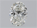Natural Diamond 0.90 Carats, Oval with  Cut, H Color, VVS2 Clarity and Certified by GIA