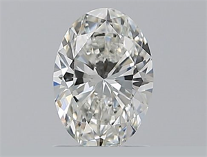 Picture of Natural Diamond 0.90 Carats, Oval with  Cut, H Color, VVS2 Clarity and Certified by GIA