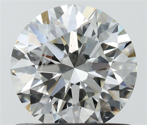 Picture of Natural Diamond 0.80 Carats, Round with Excellent Cut, H Color, SI2 Clarity and Certified by IGI
