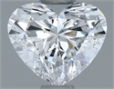 Natural Diamond 0.50 Carats, Heart with  Cut, D Color, SI1 Clarity and Certified by GIA