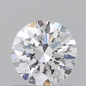 Picture of Natural Diamond 0.72 Carats, Round with Excellent Cut, E Color, VVS2 Clarity and Certified by GIA