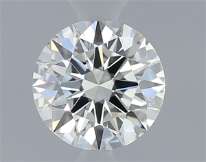 Picture of Natural Diamond 0.40 Carats, Round with Excellent Cut, K Color, VVS1 Clarity and Certified by GIA