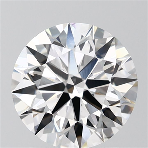 Picture of Lab Grown Diamond 2.01 Carats, Round with Ideal Cut, F Color, VS1 Clarity and Certified by IGI