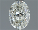 Natural Diamond 1.41 Carats, Oval with  Cut, H Color, IF Clarity and Certified by IGI
