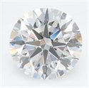 Lab Grown Diamond 3.25 Carats, Round with Ideal Cut, D Color, IF Clarity and Certified by IGI