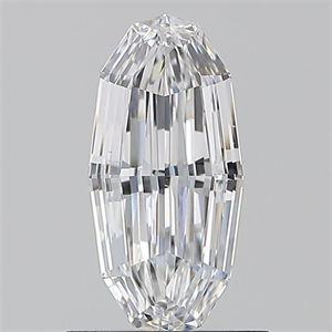 Picture of Natural Diamond 0.90 Carats, Oval with  Cut, D Color, SI1 Clarity and Certified by GIA