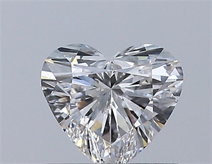 Picture of Natural Diamond 0.52 Carats, Heart with  Cut, H Color, VS2 Clarity and Certified by GIA