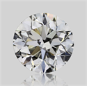 Natural Diamond 0.90 Carats, Round with Very Good Cut, J Color, VVS1 Clarity and Certified by GIA