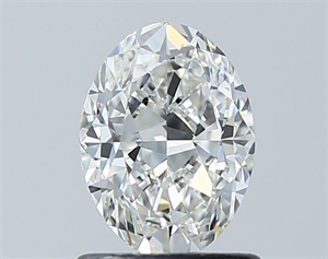 Picture of Natural Diamond 1.00 Carats, Oval with  Cut, G Color, VVS2 Clarity and Certified by GIA