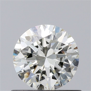 Picture of Natural Diamond 0.41 Carats, Round with Excellent Cut, K Color, VVS2 Clarity and Certified by GIA