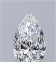 Natural Diamond 0.35 Carats, Pear with  Cut, F Color, VVS1 Clarity and Certified by GIA