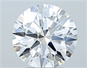Natural Diamond 2.35 Carats, Round with Excellent Cut, D Color, FL Clarity and Certified by GIA
