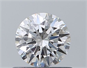 Diamante Natural 0.50 quilates, Redondo , Color F, claridad SI1 y certificado GIA