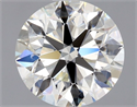 Natural Diamond 1.00 Carats, Round with Excellent Cut, J Color, VVS2 Clarity and Certified by GIA