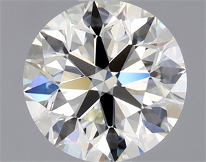 Picture of Natural Diamond 1.00 Carats, Round with Excellent Cut, J Color, VVS2 Clarity and Certified by GIA