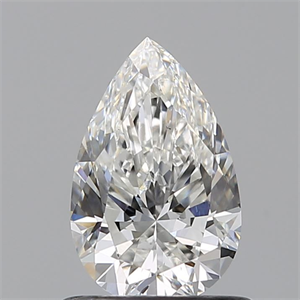 Picture of Natural Diamond 0.70 Carats, Pear with  Cut, F Color, VS2 Clarity and Certified by GIA