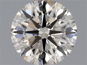 Picture of Natural Diamond 0.81 Carats, Round with Excellent Cut, L Color, SI2 Clarity and Certified by GIA