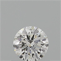 Natural Diamond 0.51 Carats, Round with Excellent Cut, F Color, VVS1 Clarity and Certified by GIA