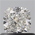 Natural Diamond 0.53 Carats, Cushion with  Cut, H Color, IF Clarity and Certified by GIA