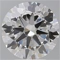 Lab Grown Diamond 4.53 Carats, Round with Excellent Cut, E Color, VVS2 Clarity and Certified by IGI