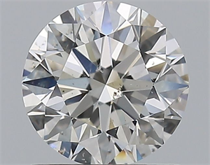 Picture of Natural Diamond 1.01 Carats, Round with Excellent Cut, H Color, SI2 Clarity and Certified by GIA