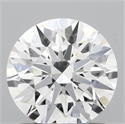 Lab Grown Diamond 1.07 Carats, Round with Ideal Cut, D Color, VVS2 Clarity and Certified by IGI