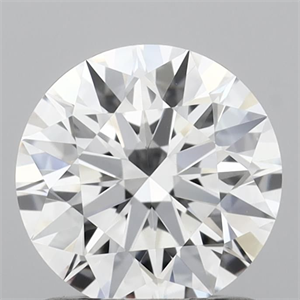 Picture of Lab Grown Diamond 1.07 Carats, Round with Ideal Cut, D Color, VVS2 Clarity and Certified by IGI