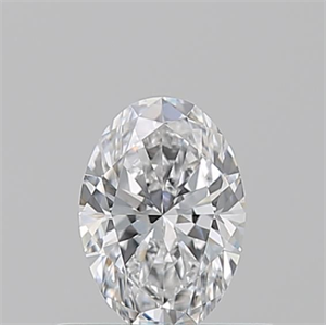 Picture of Natural Diamond 0.50 Carats, Oval with  Cut, D Color, VS1 Clarity and Certified by GIA
