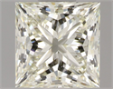 Natural Diamond 1.01 Carats, Princess with  Cut, K Color, VS1 Clarity and Certified by IGI