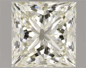 Picture of Natural Diamond 1.01 Carats, Princess with  Cut, K Color, VS1 Clarity and Certified by IGI