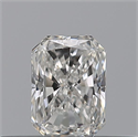 Diamante Natural 0.25 quilates, Radiante , Color E, claridad VVS1 y certificado GIA