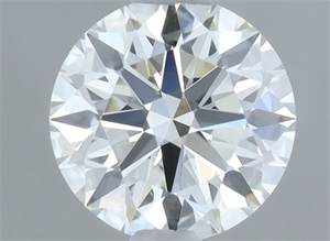 Picture of Natural Diamond 0.43 Carats, Round with Excellent Cut, J Color, VS1 Clarity and Certified by GIA