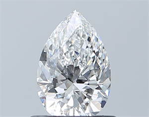 Foto Diamante Natural 0.70 quilates, De pera , Color E, claridad VS1 y certificado GIA de