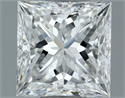 Natural Diamond 0.50 Carats, Princess with  Cut, G Color, VVS2 Clarity and Certified by GIA
